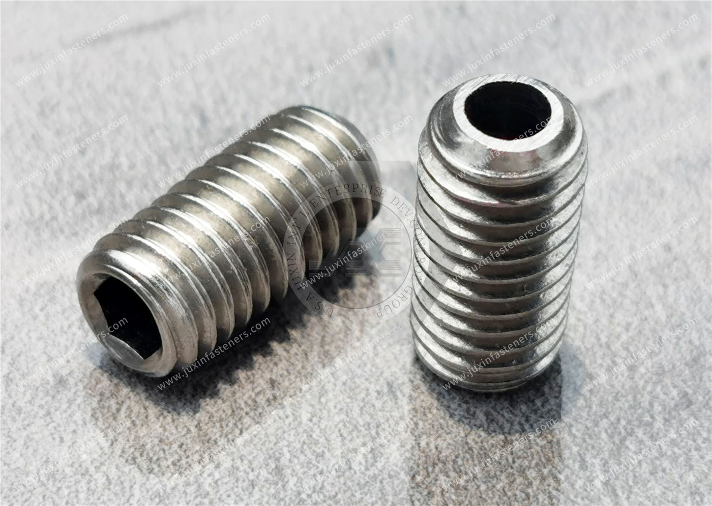 Stainless steel Through hole full thread bolt and Stainless Steel Hollow-Lock Set Screws