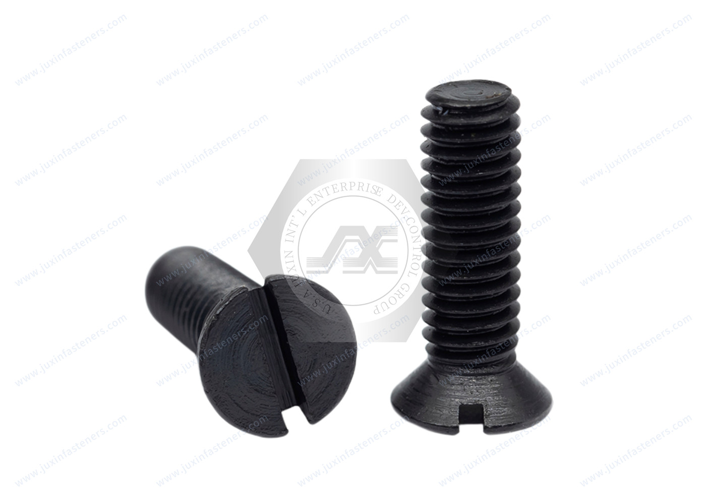 Steel Slotted Flat Head Screws