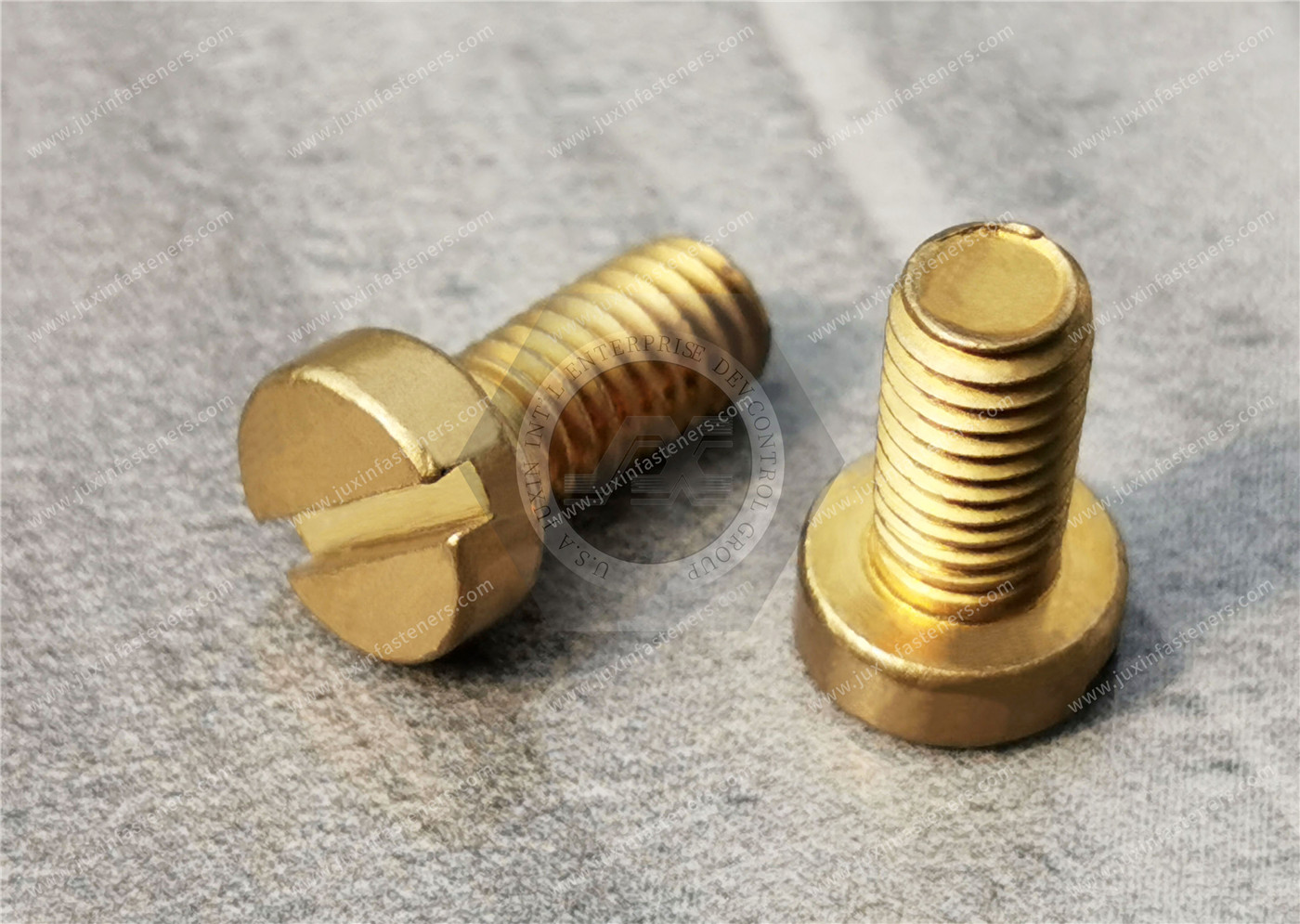 Brass Slotted Cheese Head Screws