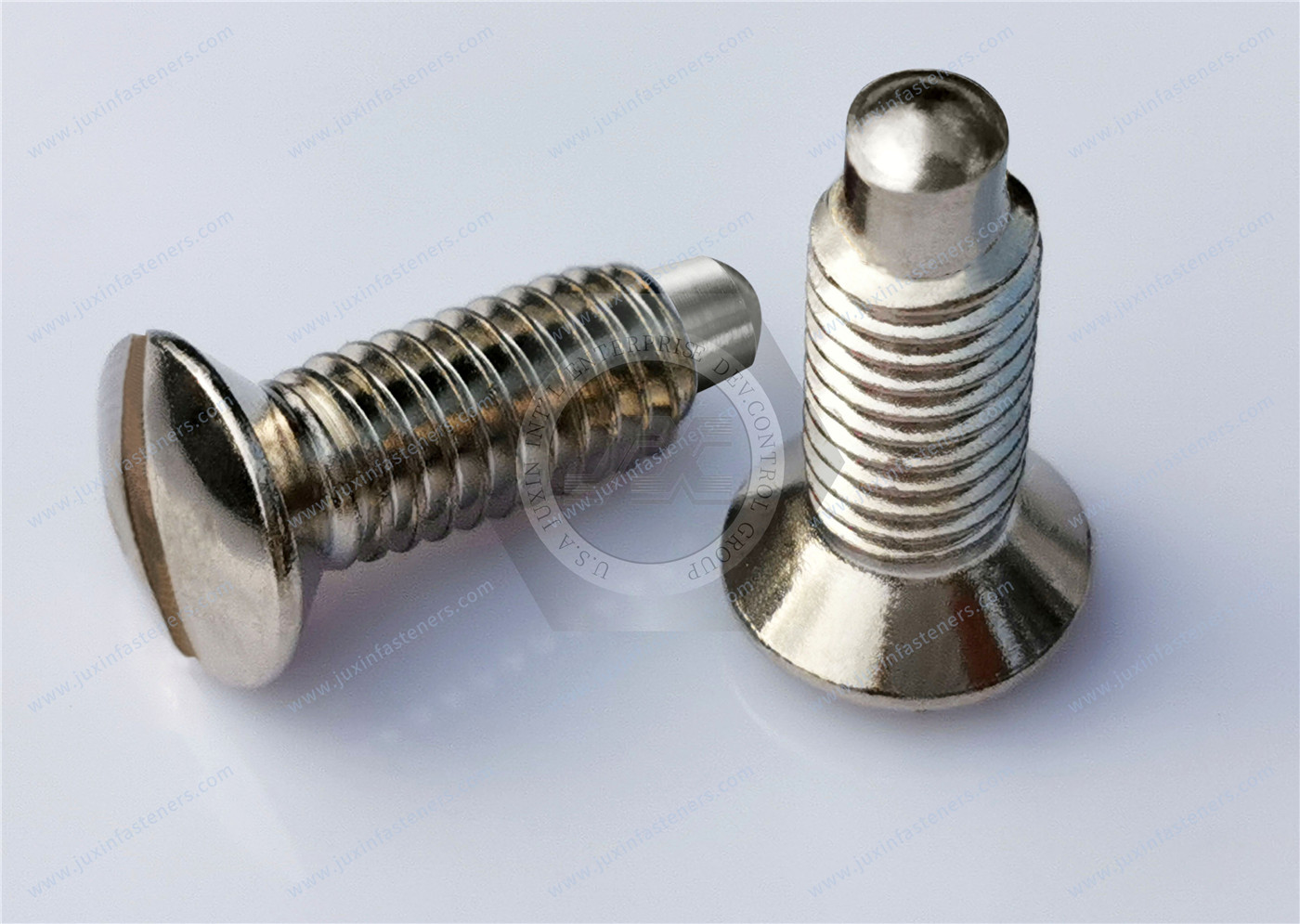 DIN 924-2012 Steel Slotted half countersunk head screw with cylindrical end