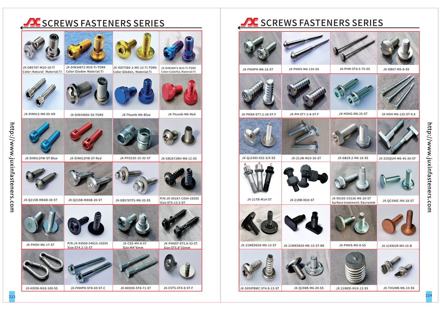 SCREWS FASTENERS SERIES 