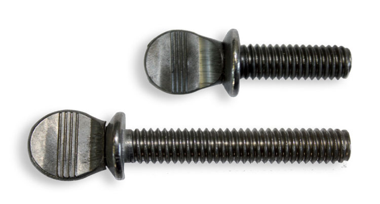 Steel Flanged Spade-Head Thumb Screws