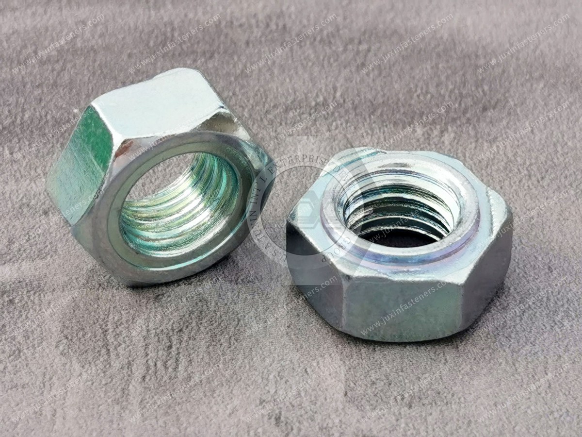 Hexagon Weld Nuts, Surface Treatment Environmental Protection Color Zinc