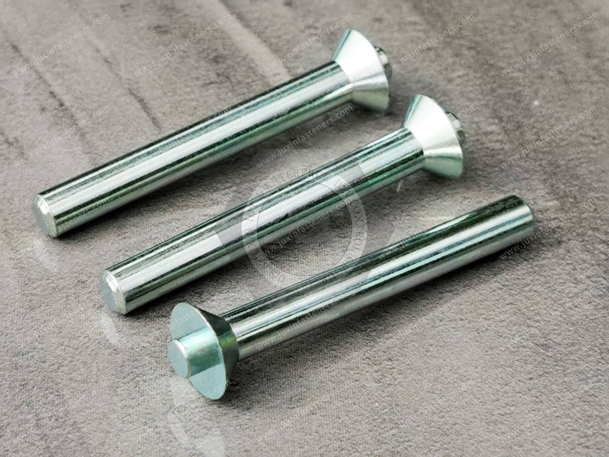 JX-21QJG281-D4-D10-42.5-ST, CNC machining CNC precision carbon steel automotive oscillating shaft, surface treatment environmental protection ROHS color zinc