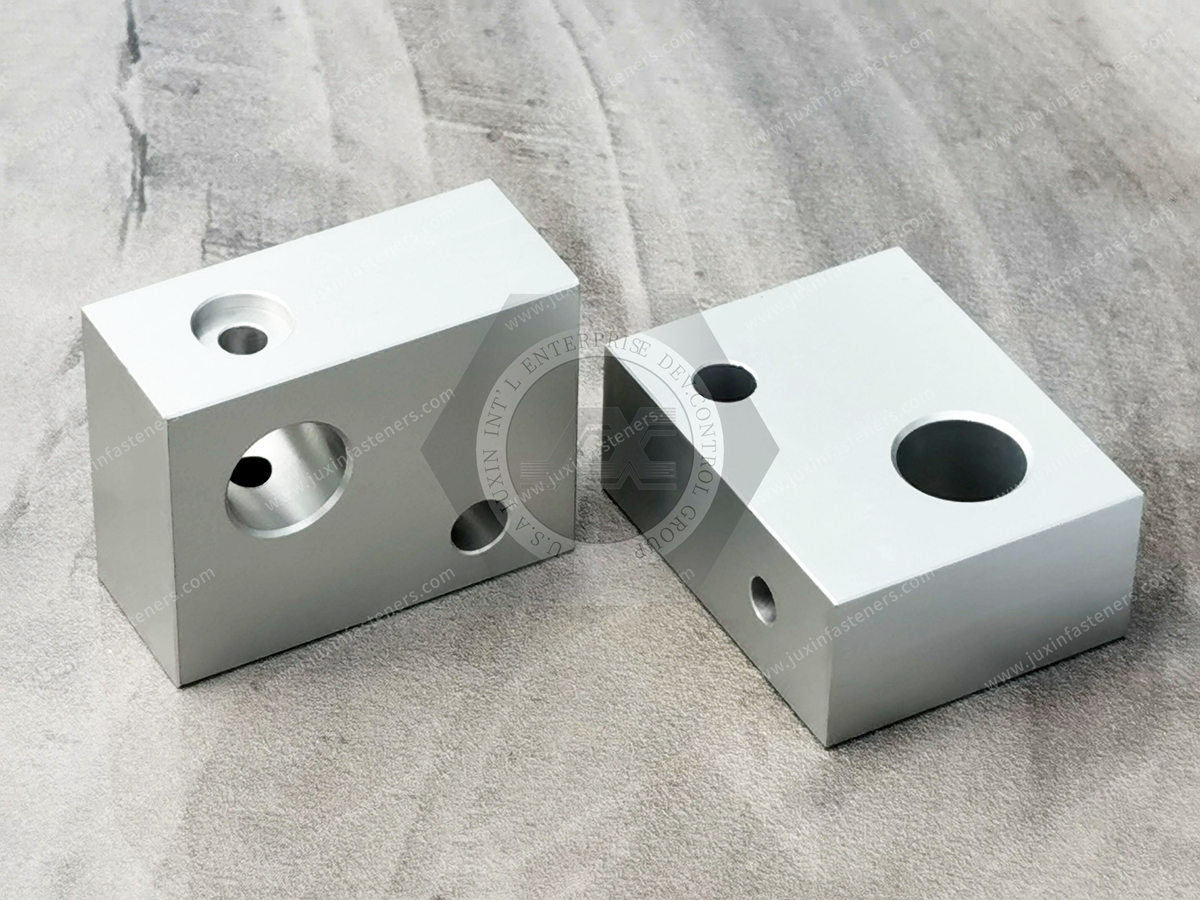 6061-T6 aluminum Block Door Rotation, JX-21JG19-44.5-35-H19-AL, Material: Aluminum Alloy