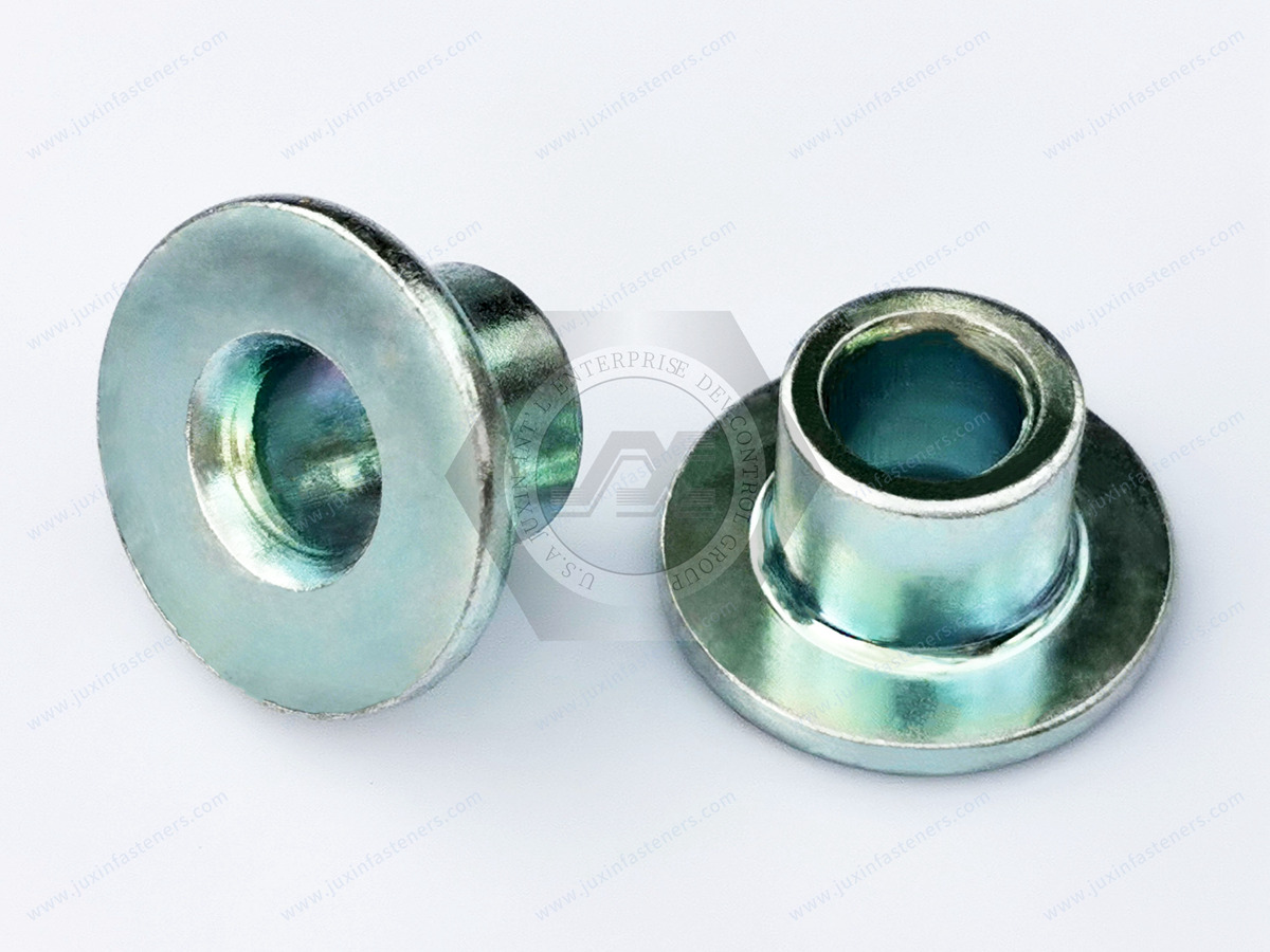 JX-21JG103-D6-D17.5-H7.5-ST, Carbon steel surface treatment environmental protection ROHS color zinc T-bushing nuts