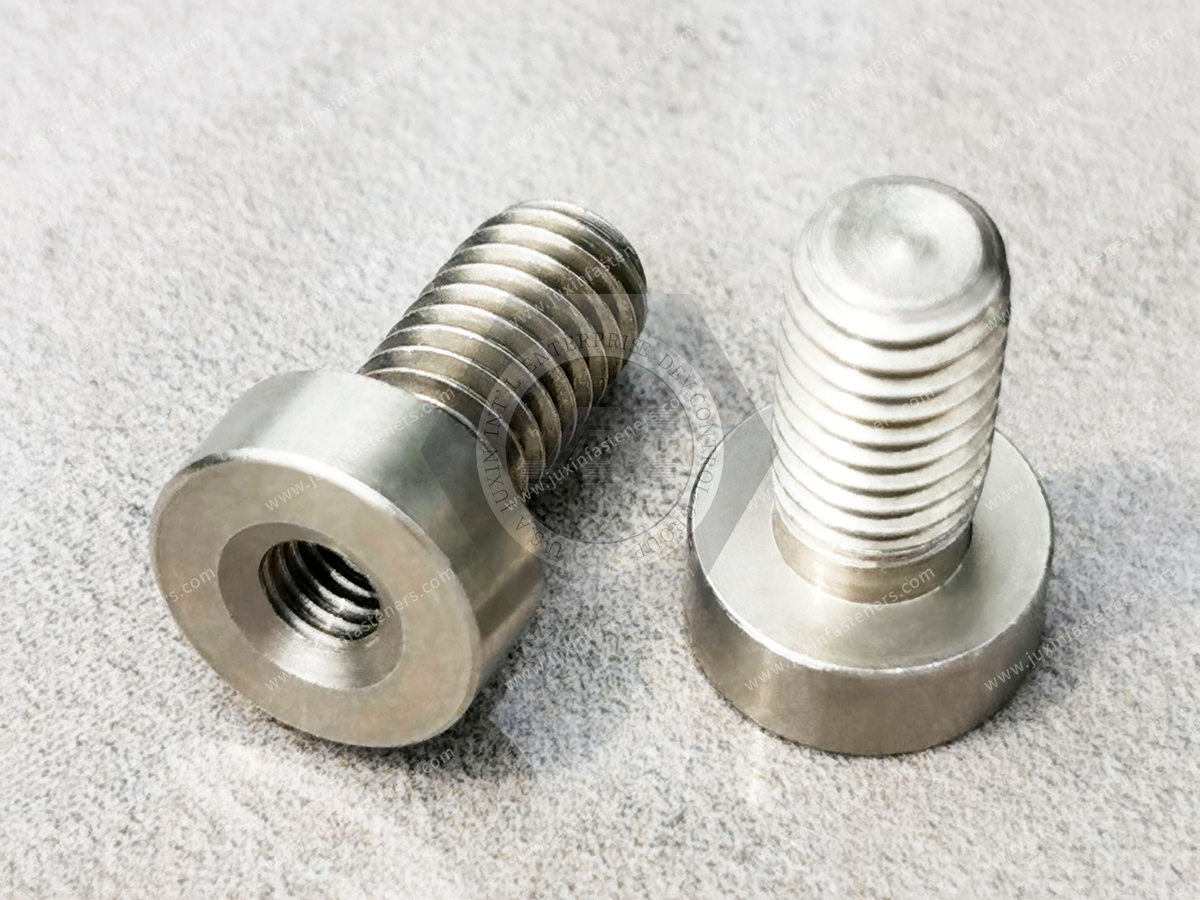 JX-21ZD123-M4-10-M6-12-SS, CNC stainless steel machined parts screws for communication chassis cabinet electrical cabinet