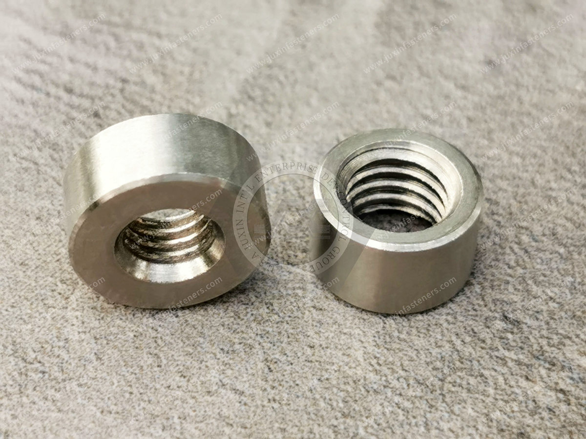 JX-21ZD124-D8.5-M6-5.2-SS, CNC stainless steel machined parts for lawn mower agricultural equipment