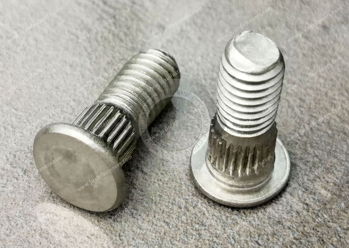 JX-21ZXG141-M6-10-SS, Stainless steel machining zero fits knurled screws for transformer equipment, instrumentation