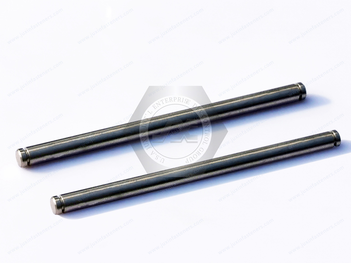 JX-21ZXG191-D6-97.5-SS, CNC stainless steel machined parts pin for new energy vehicles