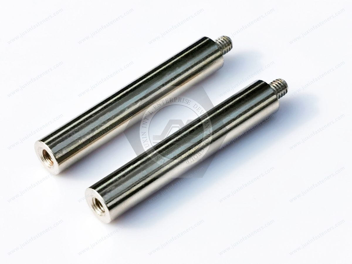 JX-21JG205-M4-5-ST, CNC carbon steel isolation column machined parts surface treatment environmental nickel