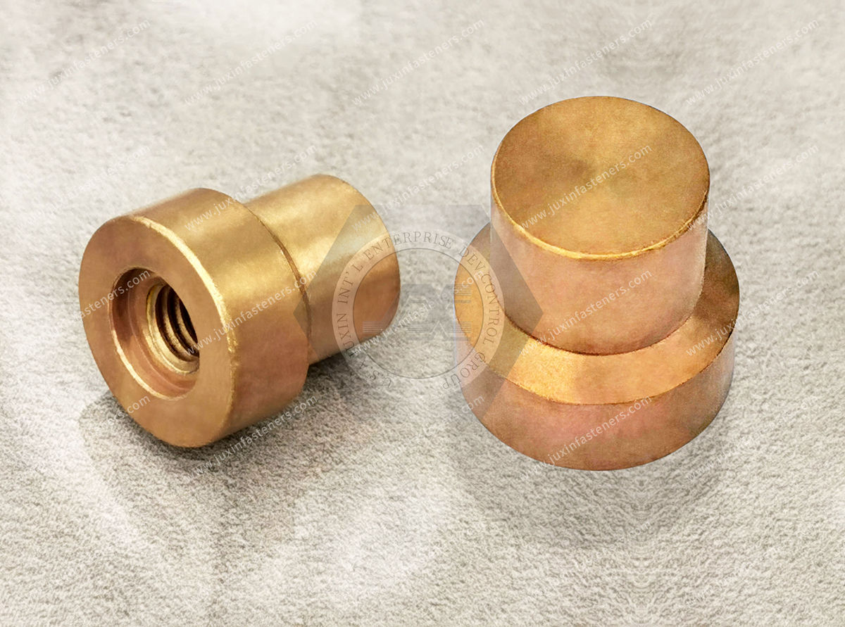 JX-21JG244-D11.5-M6-H16-B, Brass CNC machining nut parts