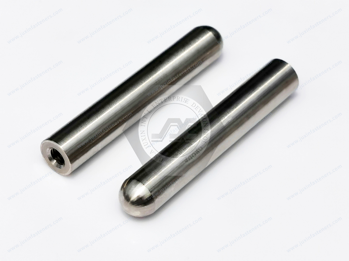 JX-21JG411-M5-60-D10-SS, CNC stainless steel machining parts stainless steel threaded pins, impact equipment, spotlight manufacturing, smart appliances, cell phone manufacturing, metal frame design, smart home manufacturing applications