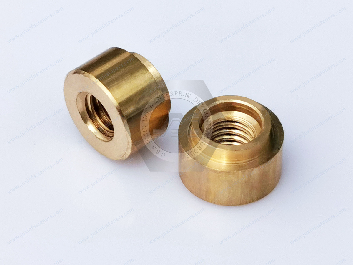 JX-21JG419-M3-2-B, CNC brass machining parts press rivet nut sheet metal, electronic and electrical equipment, industrial manufacturing various industries sheet metal frame structure design riveting manufacturing solutions