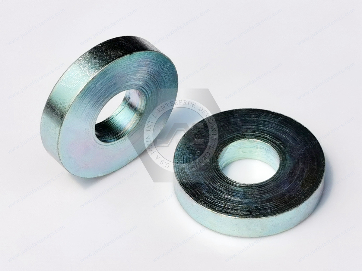 JX-21JG449-D14.5-D32-H3.76-ST, CNC carbon steel machined parts thick flat washer nut mechanical parts, applied to communications equipment including landline phones, cell phones, radio equipment, routers, switches, fiber optic equipment, wireless network equipment, communications servers, radar and satellite communications equipment, video conferencing equipment, fax machines, public address equipment, other communications equipment, and other manufacturing solutions. Surface treatment plating environmental protection ROHS color zinc