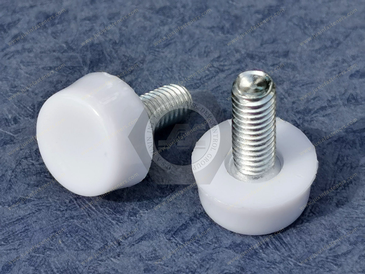 JX-21G506-M6-15, Plastic rubber head screws and plastic rubber head screws are widely used in machinery and equipment, electronic equipment white