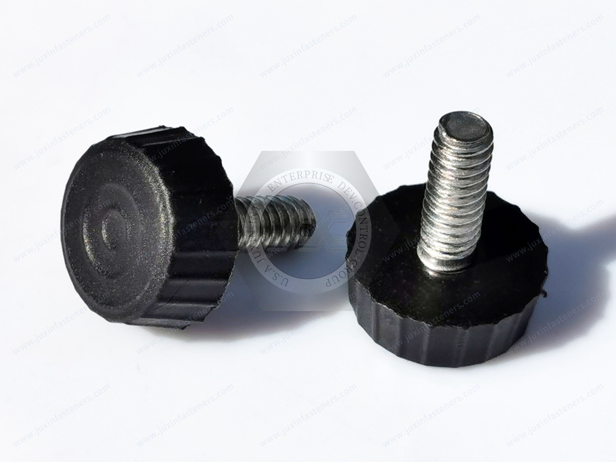 JX-21JG507-0420-17, Plastic rubber head screws and plastic rubber head screws are widely used in machinery and equipment, electronic equipment black