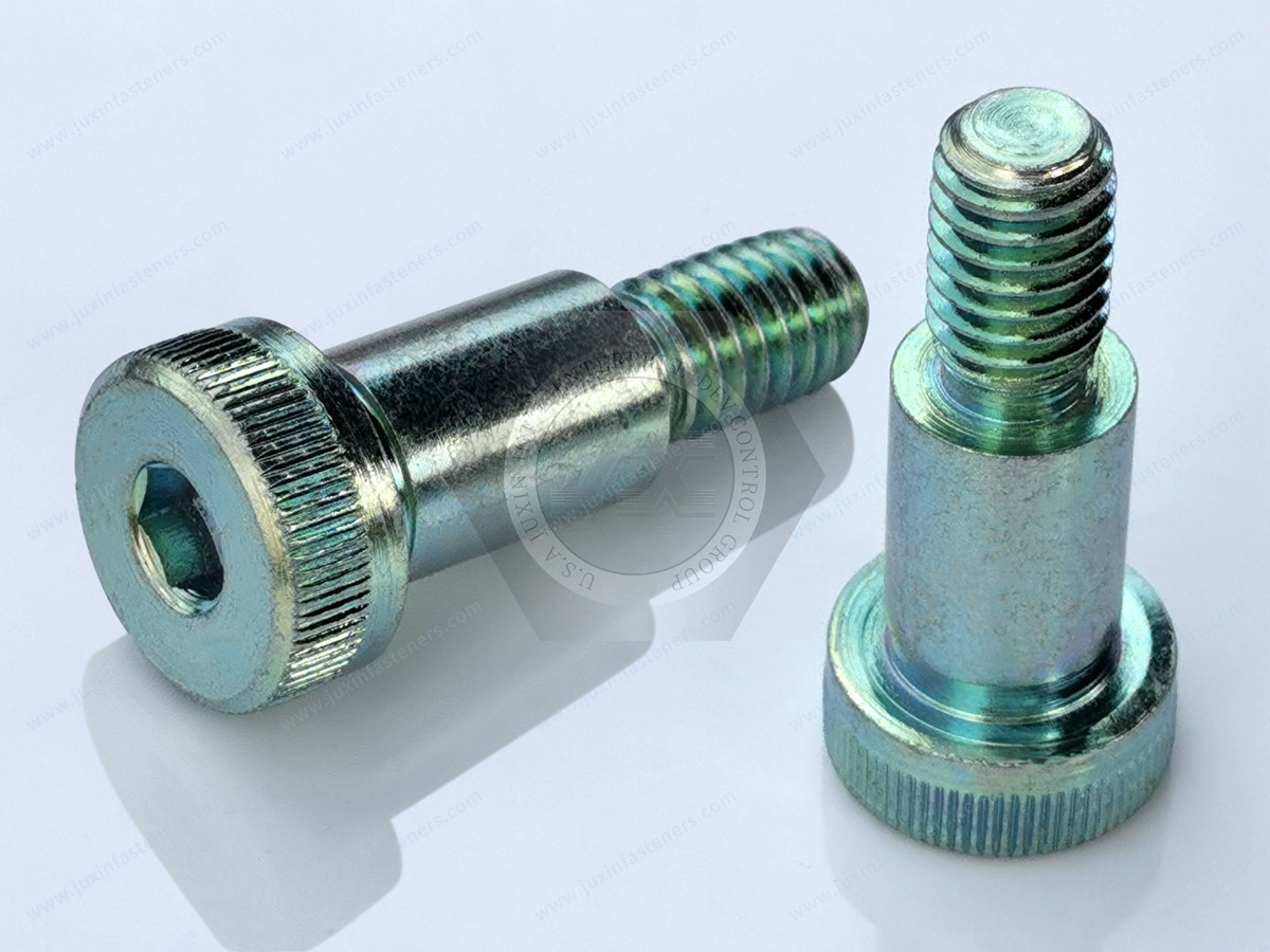 Alloy Steel Shoulder Screws, Surface treatment electroplating environmental protection ROHS color zinc