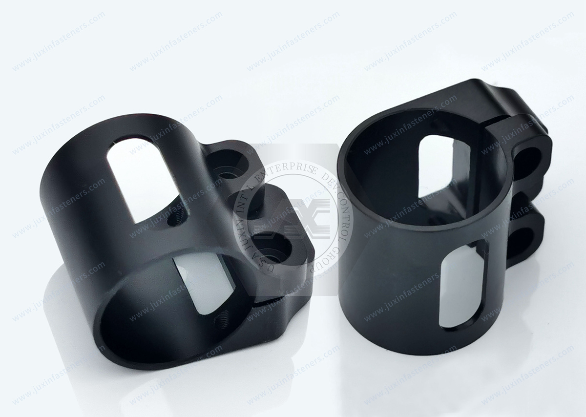 Custom processing aluminum alloy parts precision CNC machine turning aluminum anodized black non-standard accessories