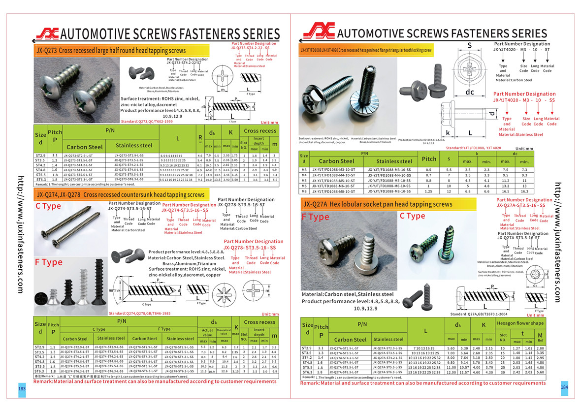 Alloy Steel Tamper-Resistant Button Head Torx Tapping Screws with pin F Type Security Fasteners