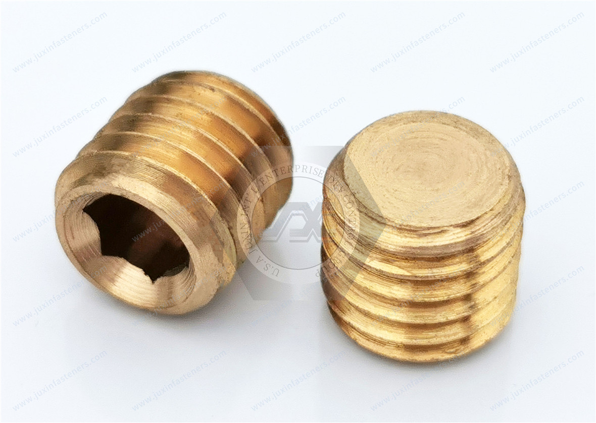 Brass Cup-Point Set Screws