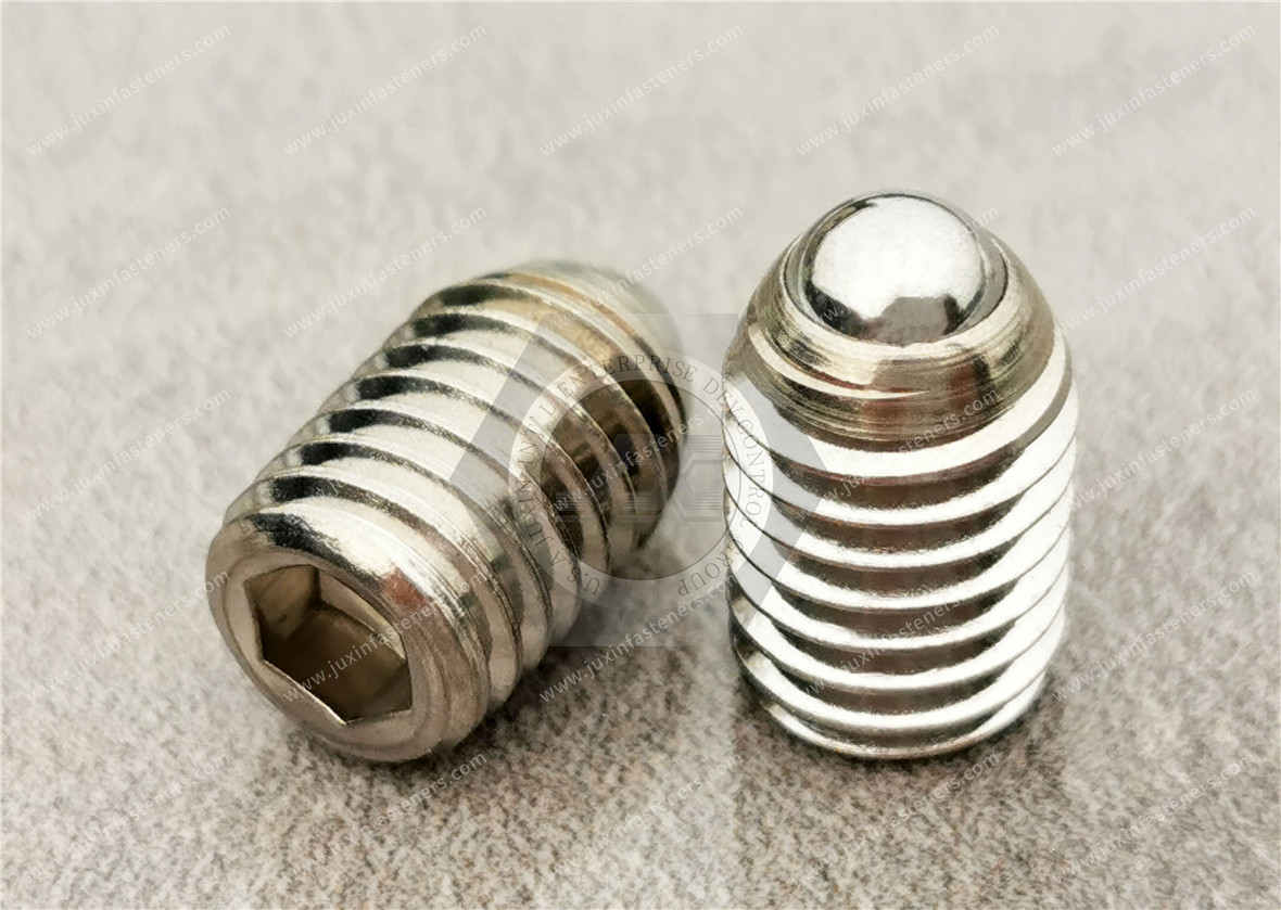 18-8 Stainless Steel Oval-Tip Set Screws