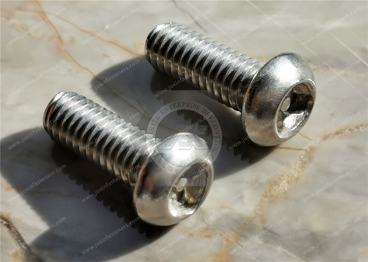 Stainless steel pan head triangle plum blossom with post-anti-theft Security Fasteners screws M3 M4 M5 M6*6 8 10 12 16 20