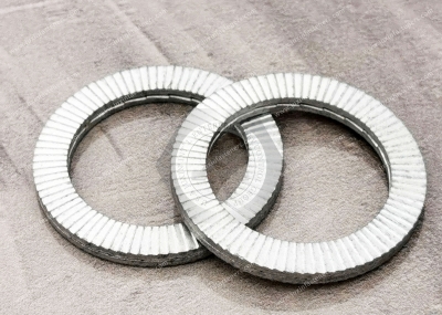 DIN 25201 Carbon Steel Double Stacked Self-Locking Washers Characteristics Principles Industrial Solutions