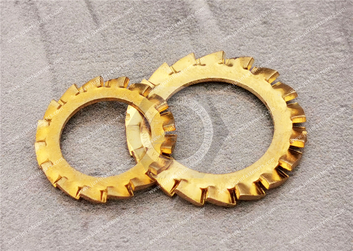 Brass Lock Washers External Teeth