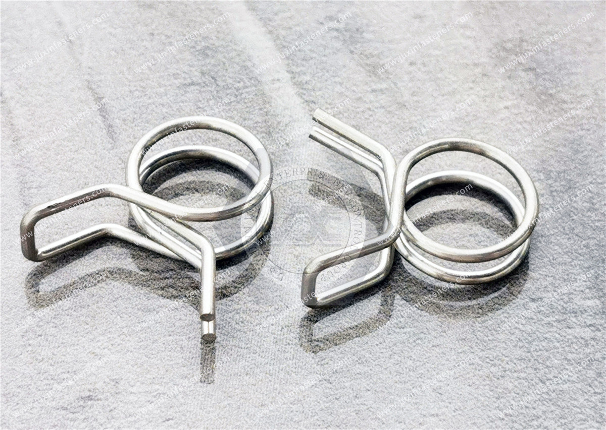 Stainless steel Constant-Tension Double Spring Clamps for Firm Hose and Tube