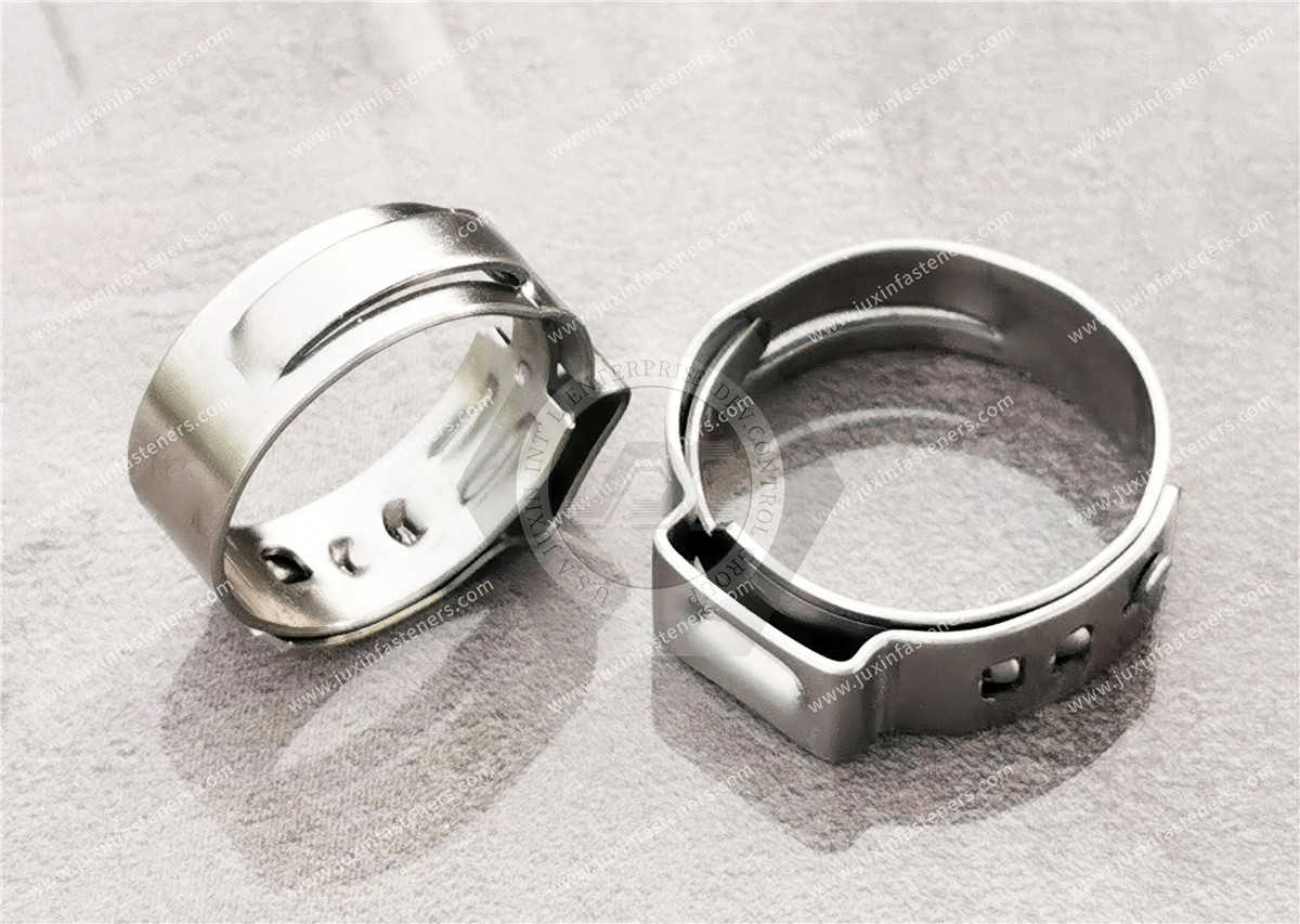 Stainless steel Single ear hose clamps