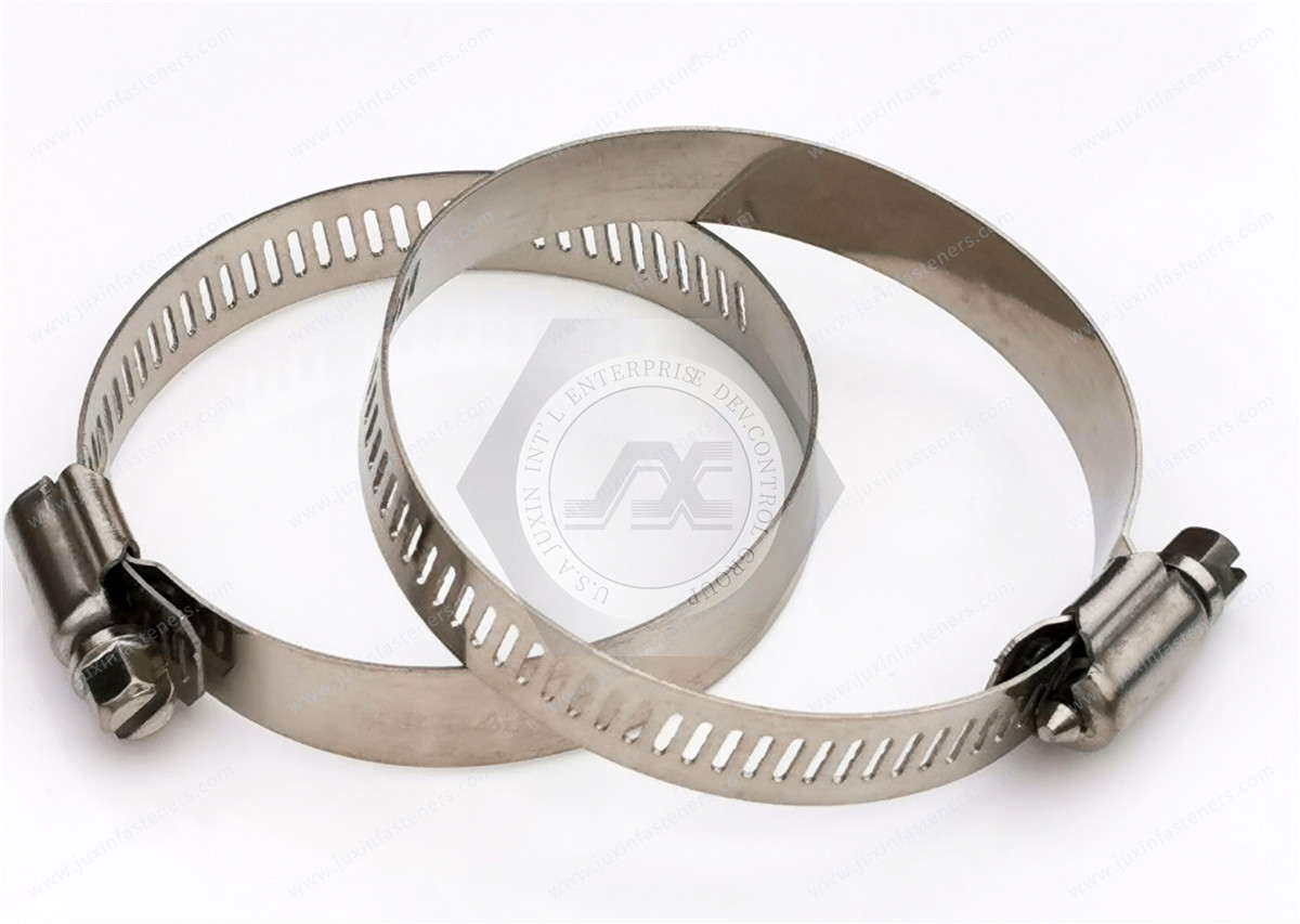 Q676B Stainless steeel Type C worm drive hose hoop