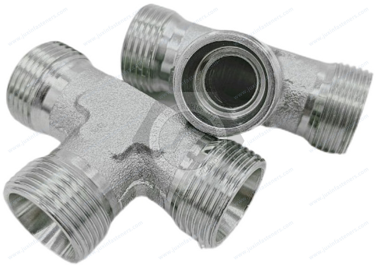 Q811 Sleeve type taper thread right angle three way joint body