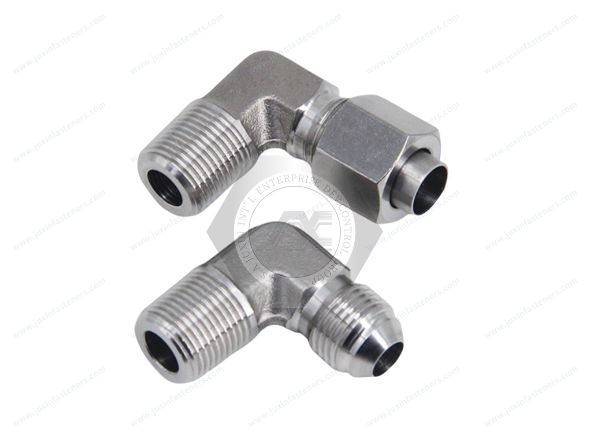 Q654 Flared taper thread right angle pipe joint