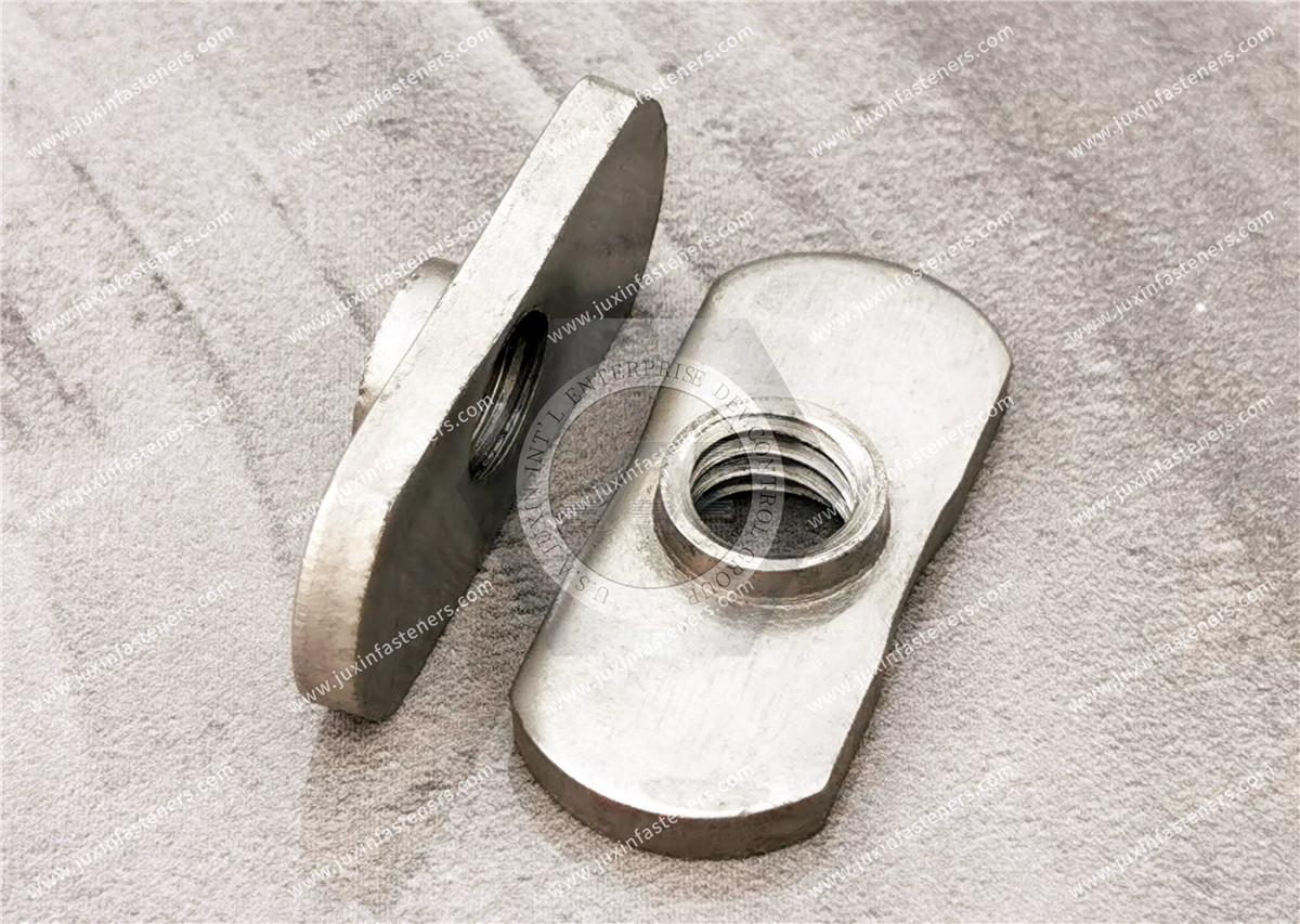 Stainless steel Low-Profile Narrow-Base Weld Nuts