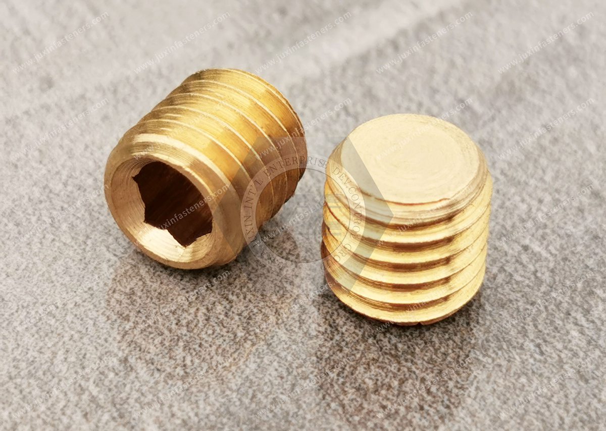 Brass Cup-Point Set Screws