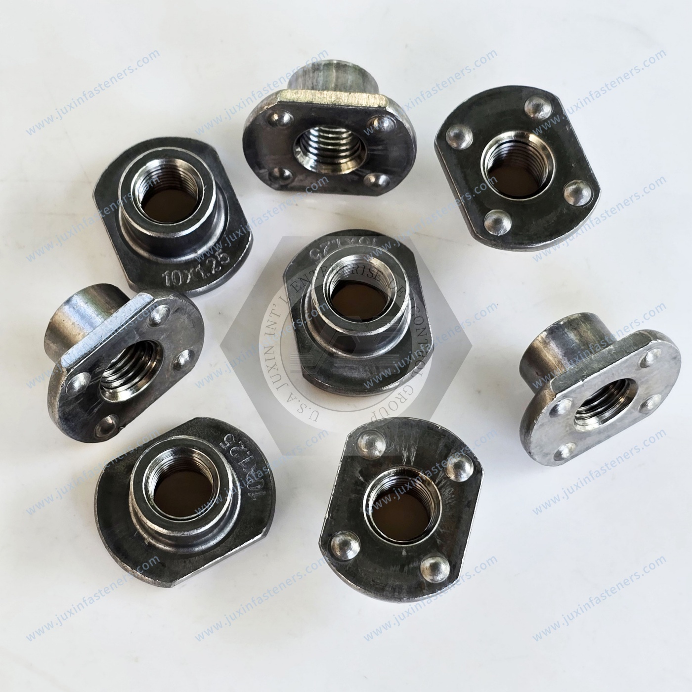 Metric Steel Narrow-Base Weld Nuts