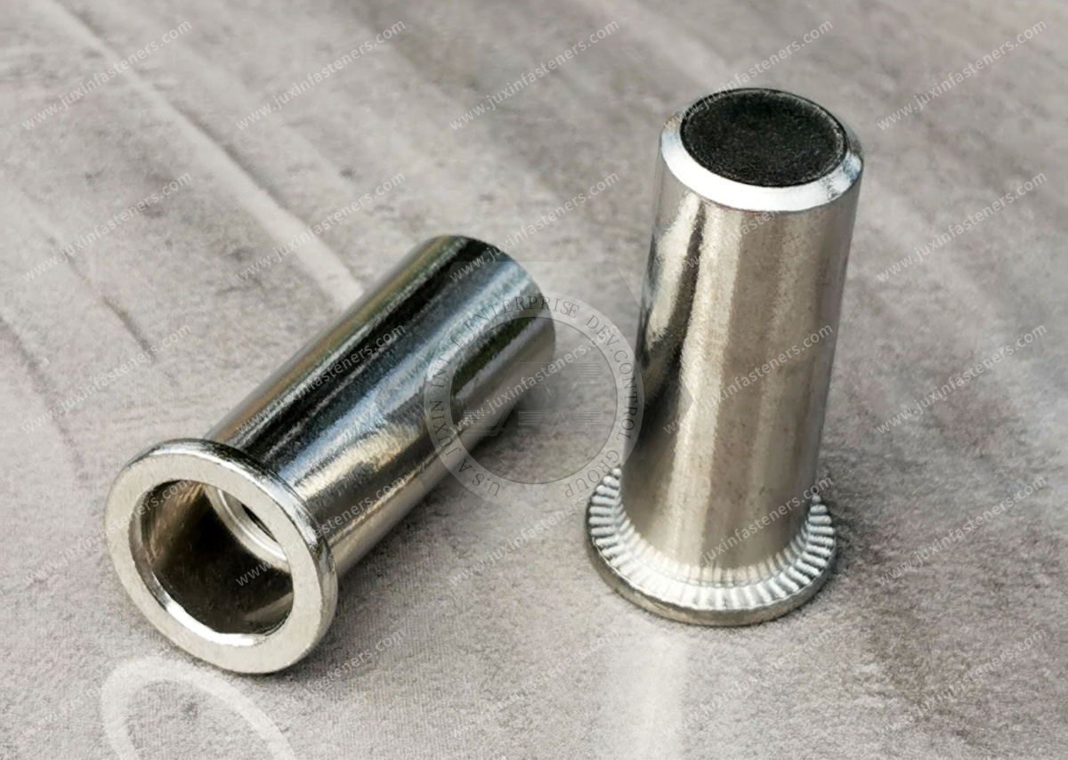 Flat Head Closed end Round Body Plain Blind Rivet Nuts—Closed End