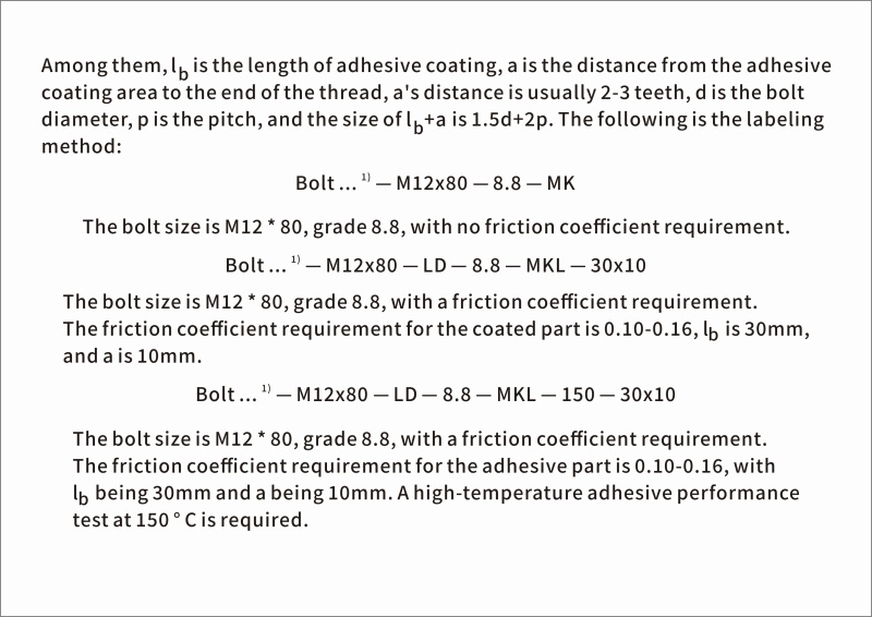 Factors Affecting the Loosening Prevention Performance of Thread Locking Adhesive on Fasteners