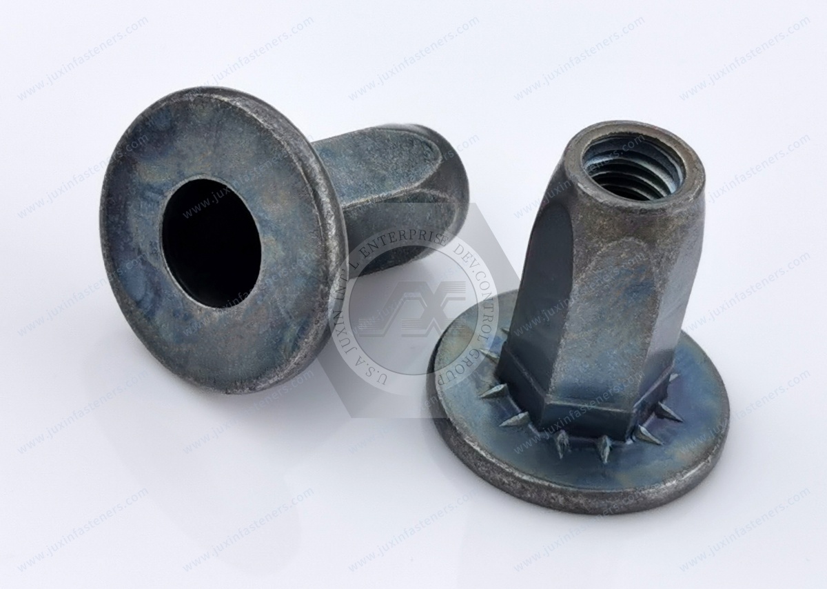 Flat Head Open end Full Hexagonal body Blind Rivet Nuts—Open End