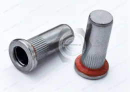 Flat Head Closed  Round Body Knurled Blind Rivet Nuts