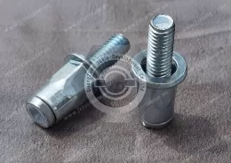 Flat Head Part Hexagonal Body Blind Rivet Studs