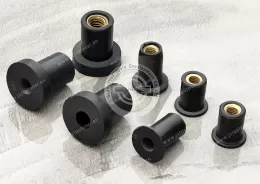 Elastic – Fasteners for vibrating components, Vibration damping characteristics