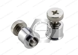 Captive Panel Screw, Screw Head, Spring-loaded, Flare Mount - Metric Type JX-PF7MF