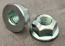 DIN 6927, DIN EN 1664, Prevailing torque type all-metal hexagon nuts with flange