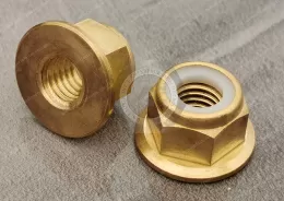 Brass Nylon-Insert Locknuts