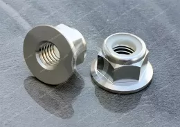 Aluminium Nylon-Insert Flange Locknuts