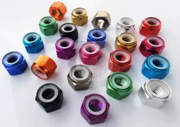 Aluminum alloy 6061 locking nut metal locking nut