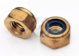 Brass hexagon nylon nuts