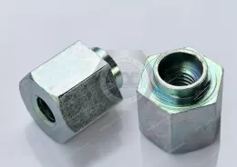 Metric Steel Press-Fit Hexagon Nuts for Sheet Metal